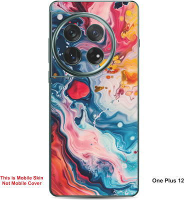 VYBE The Smart Choice One Plus 12 Art Embossed Mobile Skin(Golden Dream A13)