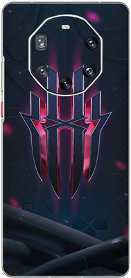 FCS Huawei Mate 40 RS Porsche Printed Back skin Mobile Skin(Nubia Red Texture)