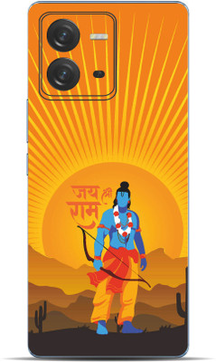VYBE Vivo V25 Shree Ram Mobile Skin Mobile Skin(Selective Yellow33)