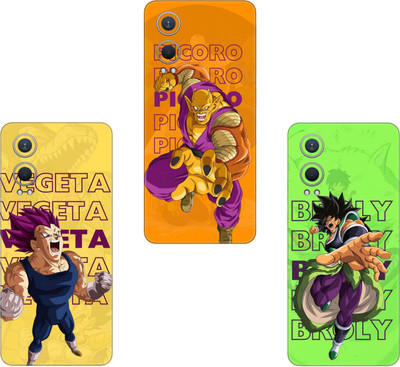 wrap craft VIVO IQOO Z9X 5G COMBO(PACK OF 3)Camera&Back Protector Premium Vinyl Mobile Skin(Multicolor)