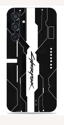 SkinoMania Samsung Galaxy M35 5G Mobile Skin(Simple Black Cyber)