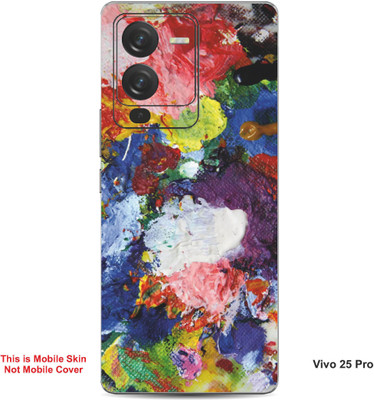 VYBE The Smart Choice Vivo 25 Pro Art Embossed Mobile Skin(Donkey Brown 1)