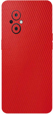 AsSkin Oppo F21 Pro 5G Mobile Skin(Ultra Super Red Carbon Fiber Skin With High Matte Finish)