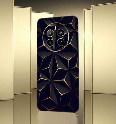 TJ CREATION realme Narzo 70 Pro 5G Mobile Skin(Ulltra Super Thunderstm Black Abstract Skin With High Matte (Back+Side+Camera))