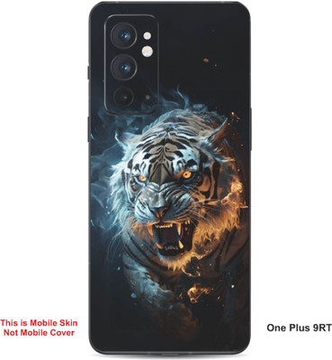 VYBE The Smart Choice One Plus 9RT Tiger Embossed Mobile Skin(Congo Brow 28)
