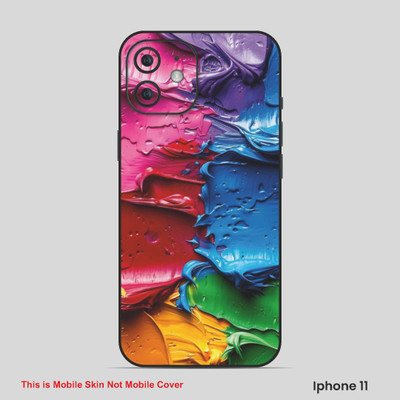 VYBE The Smart Choice iPhone 11 ART Mobile Skin(Multi color SKI 15)