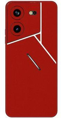 Vcare GadGets Pova 5 Pro (5G) Mobile Skin(Red)
