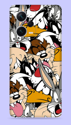 WeCre8 Skin's Xiaomi Redmi Note 12 Pro Plus 5G Mobile Skin(Funny AN Multicolor Mobile Skin)