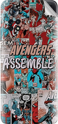 tiddler Xiaomi Poco X4 Pro 5G Mobile Skin(Blue&Red)