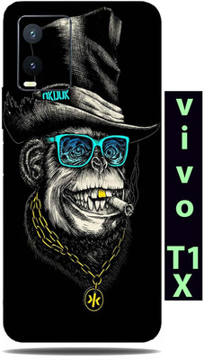 BugguSkin Vivo T1x Mobile Skin(Ultra Super Smart And Crazy Monkey Skin With High Matte Finish.)