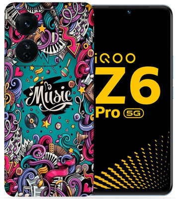 Satisfactory Vivo Iqoo Z6 pro 5g, Music, OggyBaba Mobile Skin(Multicolor)