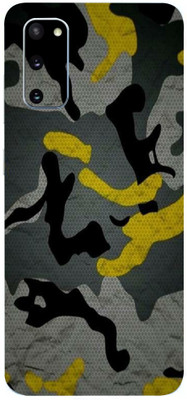 AsSkin Samsung Galaxy S20 FE, samsung galaxy s20 fe, Samsung Mobile Skin(Ultra Super Military Yellow Camouflage With High Matte Finish.Skin..)