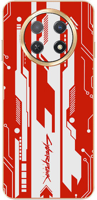 FCS Huawei nova Y91 Printed Back skin Mobile Skin(Cyber Punk Red)
