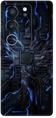 Vcare GadGets Lines Blue Vivo V29 5G Mobile Skin(Multicolor)