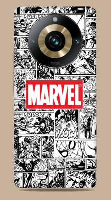 WeCre8 Skin's Realme 11 pro plus 5g Mobile Skin(Red-Comic-Marvel Mobile Skin)
