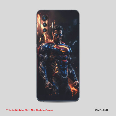 VYBE The Smart Choice Vivo X50 Super Hero Mobile Skin(Multy colorJ\11)