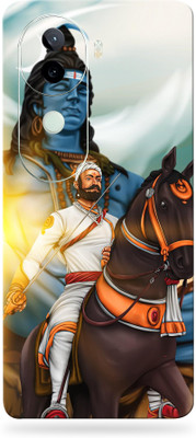 SkinoMania vivo v40e 5g Premium Vinyl Mobile Skin (Multicolor) Mobile Skin(Har Har Mahadev)