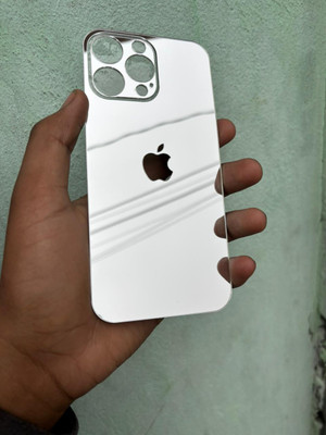 TWUAOP I PHONE 13 PRO MIRROR BACK PANNEL ACRYLIC SHEET APPLE Mobile Skin(Silver)