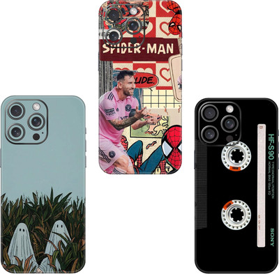 wrap craft APPLE IPHONE 13 PRO MAX COMBO (PACK OF 3) Premium Vinyl BACK Mobile Skin(Multicolor)