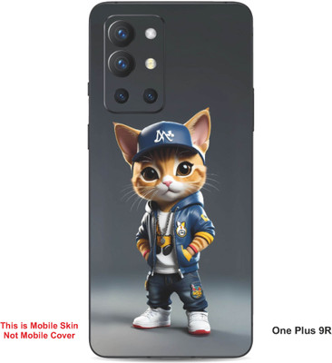 VYBE The Smart Choice One Plus 9R Super Cat Embossed Mobile Skin(Gravel 21)