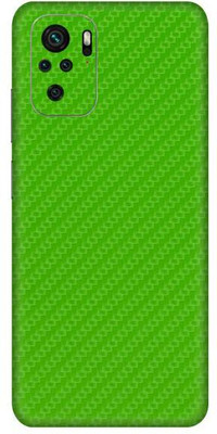 Vcare GadGets Redmi Note 10 S Mobile Skin(Fiber Carbon Green)
