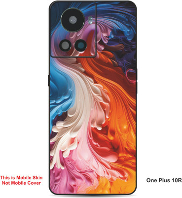 VYBE The Smart Choice One Plus 10R Art Embossed Mobile Skin(GunmokeA9)