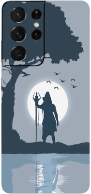 LAMHA Samsung S21 Ultra Mobile Skin(Ultra Super Lord Shiva With High Matte Finish.)