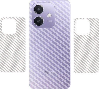 DVANK OPPO A3X 5G, || 3D CARBON FIBER ULTRA-THIN BACK LAMINATION || Mobile Skin(TRANSPARENT)