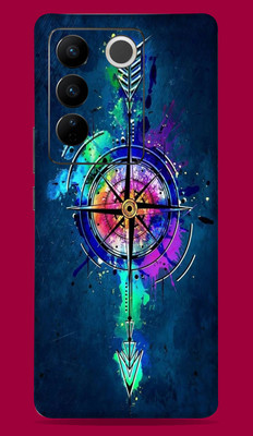 SkinoMania Vivo V27 Pro 5G Mobile Skin(Multicolor Arrow-Eye)
