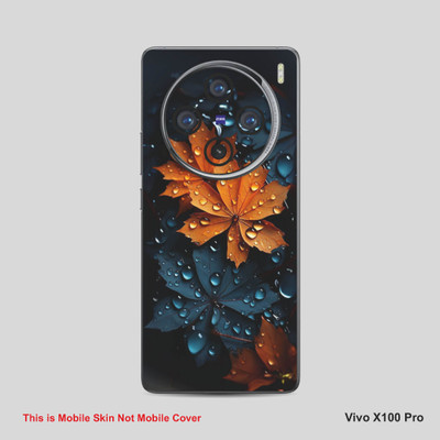 VYBE The Smart Choice Vivo X100 Pro Pattern Mobile Skin Mobile Skin(Dark Grey Blue A14)