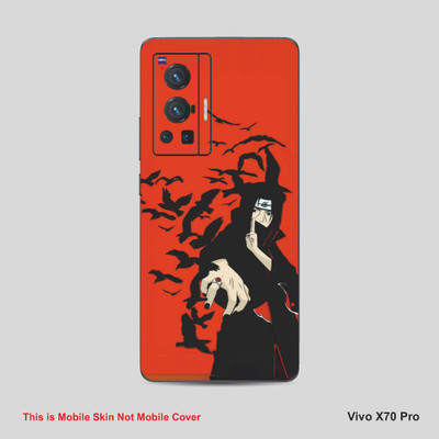 VYBE The Smart Choice Vivo X70 Pro Naruto Mobile Skin Mobile Skin(Jasper Orange A8)