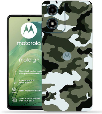 OggyBaba Moto G04 Mobile Skin(Camo Winter)