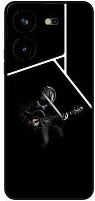 Vcare GadGets Pova 5 Pro (5G) Mobile Skin(Black & Grey)