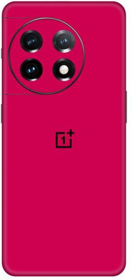 Vcare GadGets One Plus 11 5G With Logo Mobile Skin(Pink)