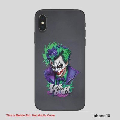 VYBE The Smart Choice iPhone 10 Horror Mobile Skin(Davy Grey 2)