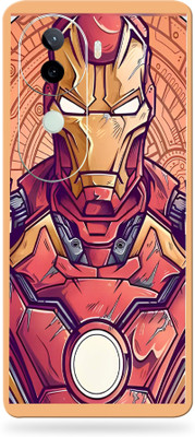 SkinoMania vivo v40e 5g Premium Vinyl Mobile Skin (Multicolor) Mobile Skin(ironman art)