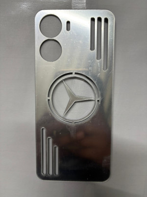 TWROP VIVO Y56 5G ACRYLIC MIRROR BACK PANNEL MERO STAR Mobile Skin(Silver)