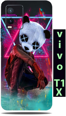 BugguSkin Vivo T1x Mobile Skin(Ultra Super Panda Party Mood Skin With High Matte Finish.)