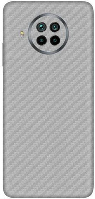 Vcare GadGets Mi 10 T Lite Mobile Skin(Fiber Carbon Silver)