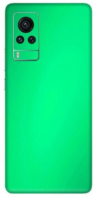 Vcare GadGets Vivo X60 Pro Mobile Skin(Metallic Light Green Shining)