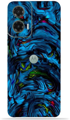 OggyBaba OggyBaba Moto G35 5g Mobile Skin(Blue-Lava)
