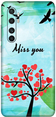 wrap craft MI NOTE 10 LITE Premium Vinyl Mobile Skin(Multicolor)