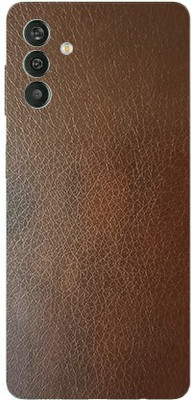 TJ CREATION SAMSUNG GALAXY M13 Mobile Skin(Ultra Super Brown Leather Skin With High Matte Finish.)