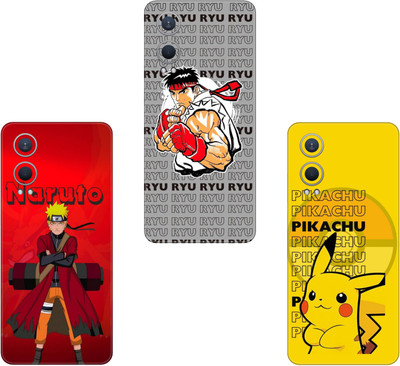 wrap craft ONEPLUS 10 PRO 5G COMBO(PACK OF 3)Camera&Back Protector Premium Vinyl Mobile Skin(Multicolor)