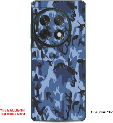 VYBE The Smart Choice One Plus 11R Camouflage Embossed Mobile Skin(Judge Grey A12)