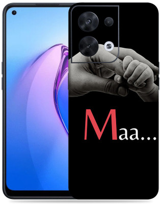 WeCre8 Skin's Oppo Reno 8 5G Mobile Skin(Maa Love Multicolor Mobile Skin With Cleaning Wipe)