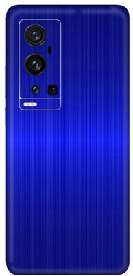 Vcare GadGets Vivo X60 Pro Plus Mobile Skin(Dark Blue Brushed)