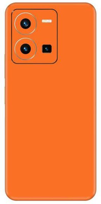 Vcare GadGets Y35 2022 Orange Matte Back Side Premium Mobile Skin(Orange Matte)