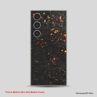 VYBE The Smart Choice Samsung S23 Ultra Pattern Mobile Skin Mobile Skin(Multi Colour AJ3)