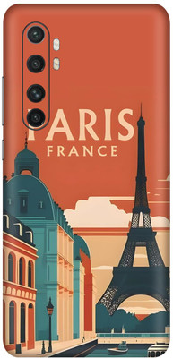 wrap craft MI NOTE 10 LITE Premium Vinyl Mobile Skin(Multicolor)